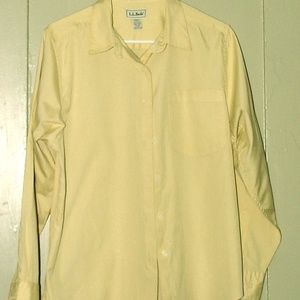 vintage L.L.BEAN Womens LS shirt MED-REG